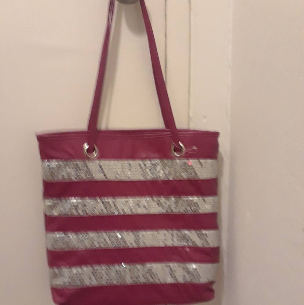 Pink and Silver Purse